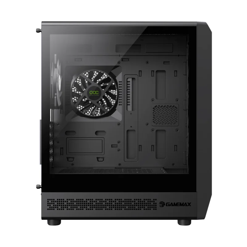 Кейс GameMax Forge COC MiniTower, window, Black mATX 2x140mm FAN [1117-3701R0005] 6