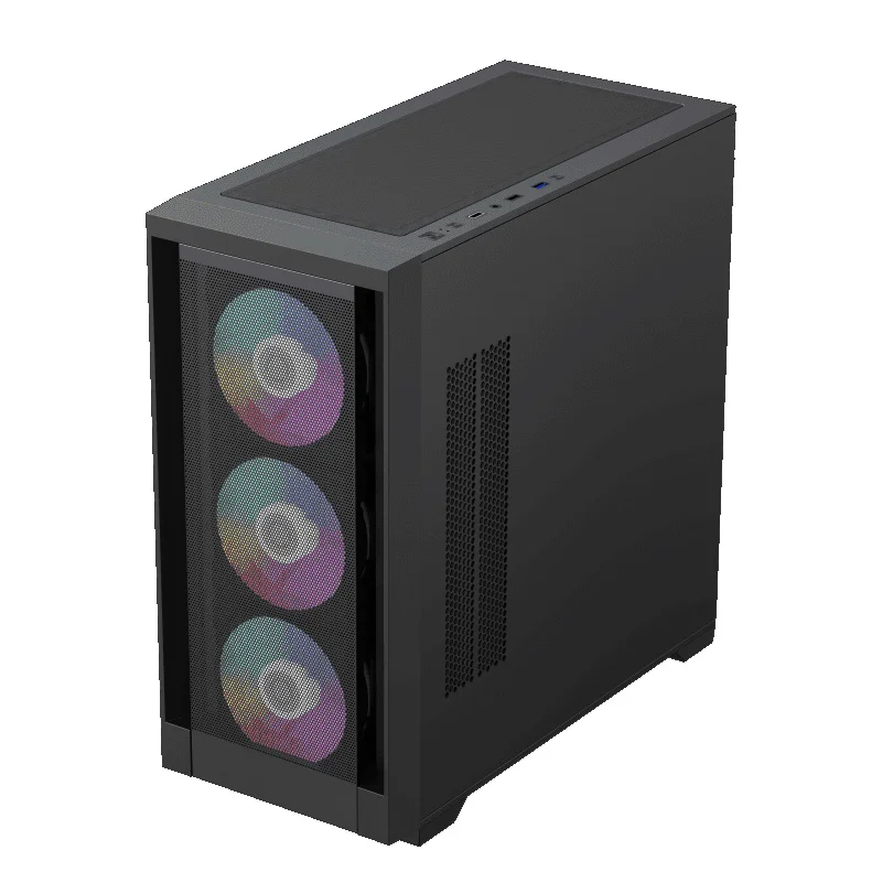 Кейс GameMax Defender MB MiniTower, window, Black mATX 4x120mm FAN [9101-0600R0014] 6