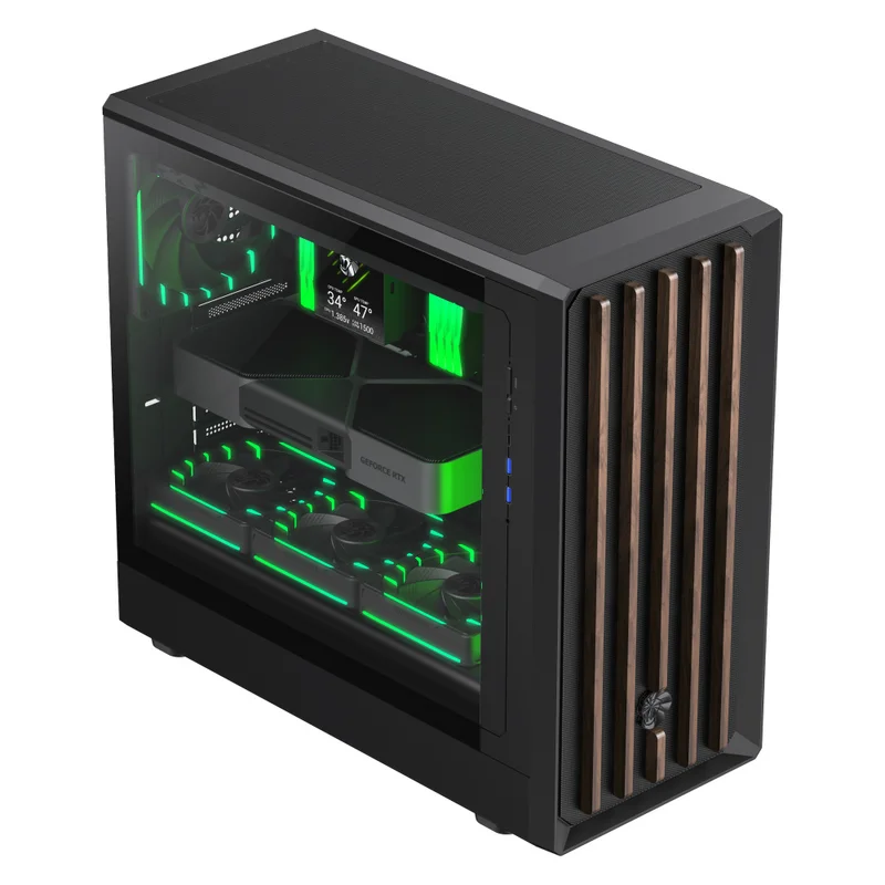 Кейс GameMax CLAW 460 WB MidTower, window, Black ATX 2x140mm FAN [9101-1200R0009] 4