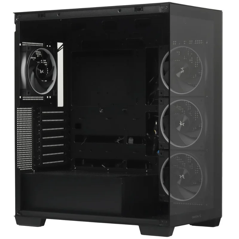 Кейс DeepCool CG580 4F V2 MidTower, window, Black E-ATX 4x120mm FAN [R-CG580-BKADA4-G-2] 4