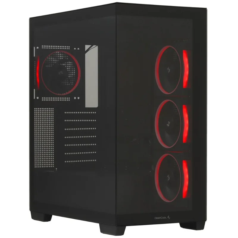 Кейс DeepCool CG580 4F V2 MidTower, window, Black E-ATX 4x120mm FAN [R-CG580-BKADA4-G-2] 5