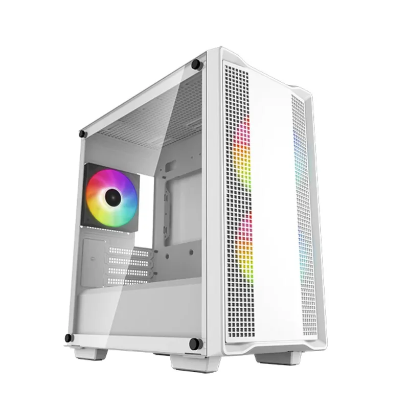 Кейс DeepCool CC360 WH ARGB MiniTower, window, White mATX 3x120mm FAN [R-CC360-WHAPM3-G-1] 2