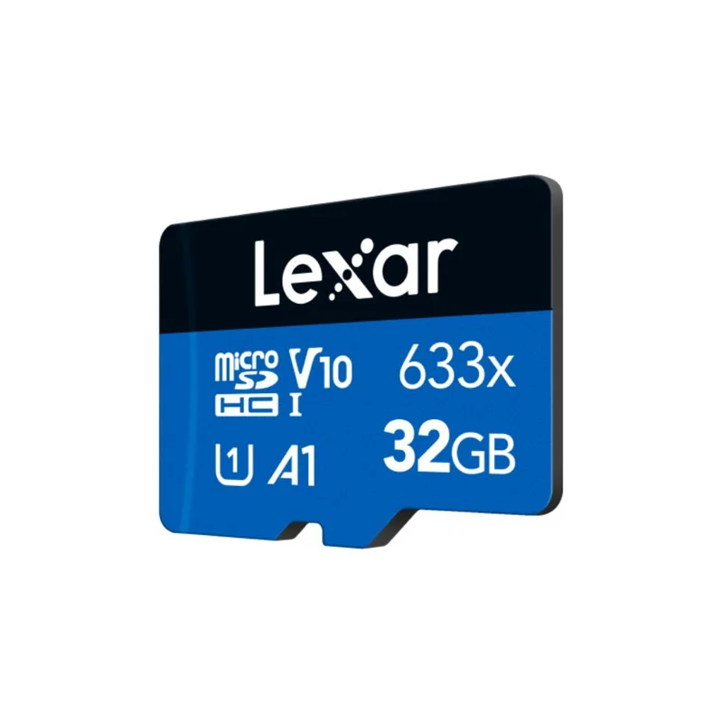 Карта памяти, Lexar, LMS0633032G-BNNNG, MicroSDHC 32GB, 633X, A1, U1, V10, c адаптером SD 2