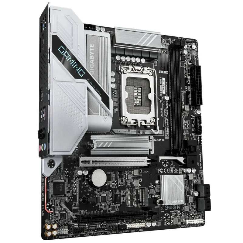 Материнская плата Gigabyte B860M GAMING WIFI6 LGA1851 2DDR5 PCI-E 2x16 (HDMI+DP) mATX 3