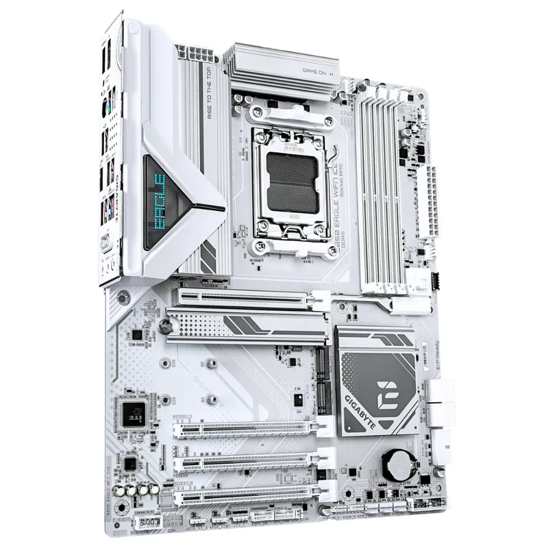 Материнская плата Gigabyte B850 EAGLE WIFI7 ICE AM5 4DDR5 PCI-E 3x16 (HDMI+DP) ATX 3