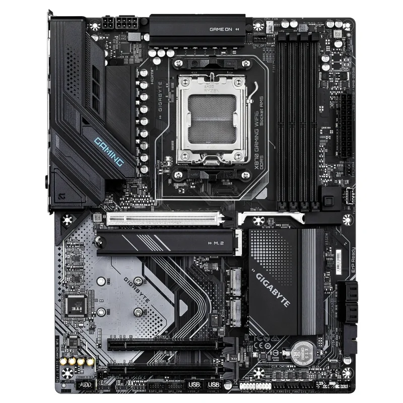 Материнская плата Gigabyte X870 GAMING WIFI6 AM5 4DDR5 PCI-E 3x16 (HDMI+2USB4 Type-C) ATX 2