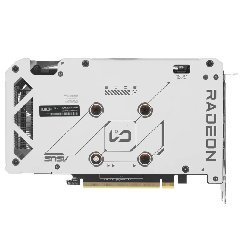 Видеокарта ASUS RX 9060 XT DUAL WHITE 16GB 128bit/G6 (HDMI+3DP)[DUAL-RX9060XT-16G-WHITE] 2
