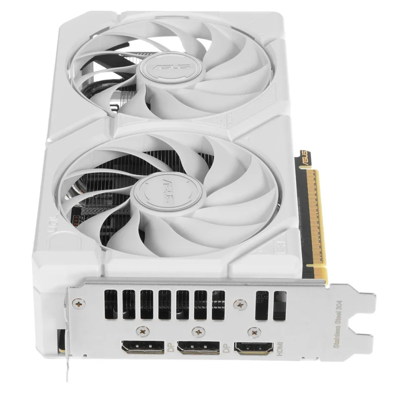 Видеокарта ASUS RX 9060 XT DUAL WHITE 16GB 128bit/G6 (HDMI+3DP)[DUAL-RX9060XT-16G-WHITE] 3