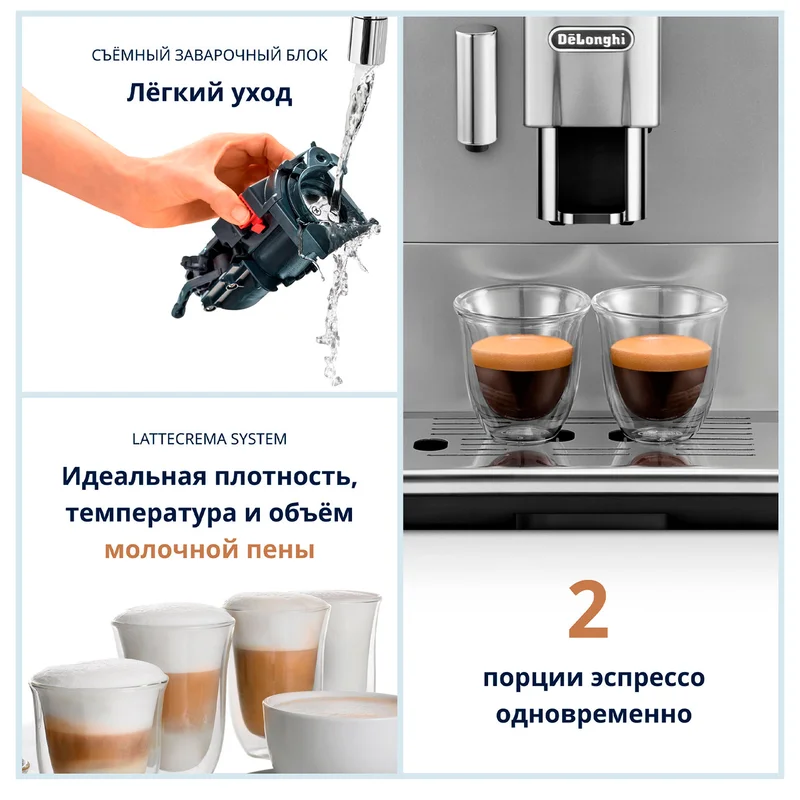 Кофемашина Delonghi ETAM-29.660.SB 9