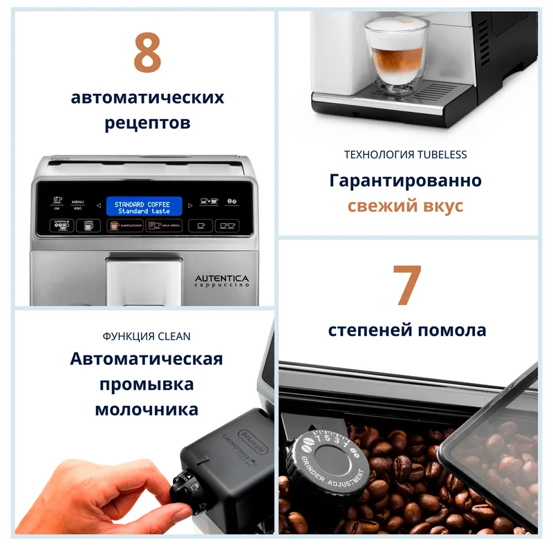 Кофемашина Delonghi ETAM-29.660.SB 10