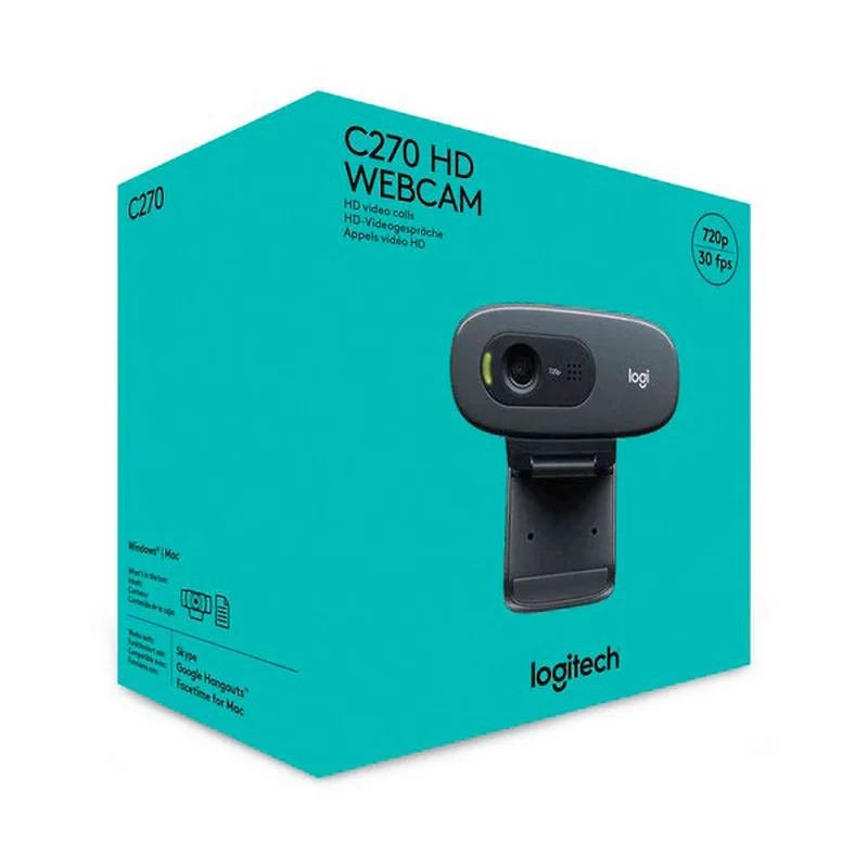 Web Камера Logitech QuickCam C270, HD, Black (960-001063) 6