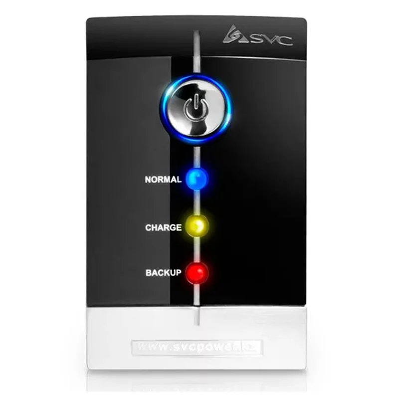 ИБП SVC, 500VA/300W, AVR:165-275В, 2Schuko, Black (V-500-F) 2