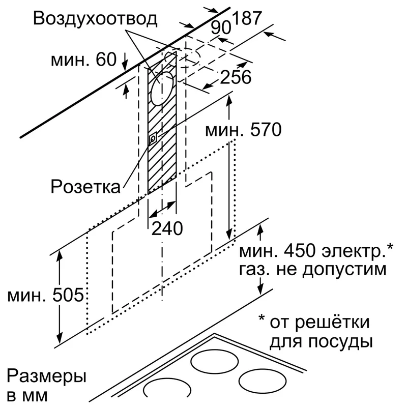 Вытяжка Bosch DWF-97RU60 8