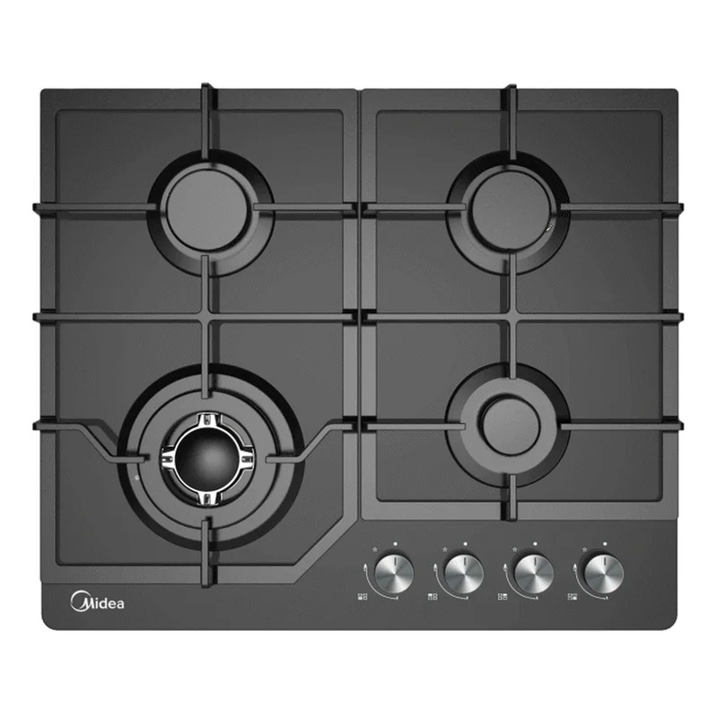 Встраиваемая газовая варочная панель Midea MG-684TGB 2