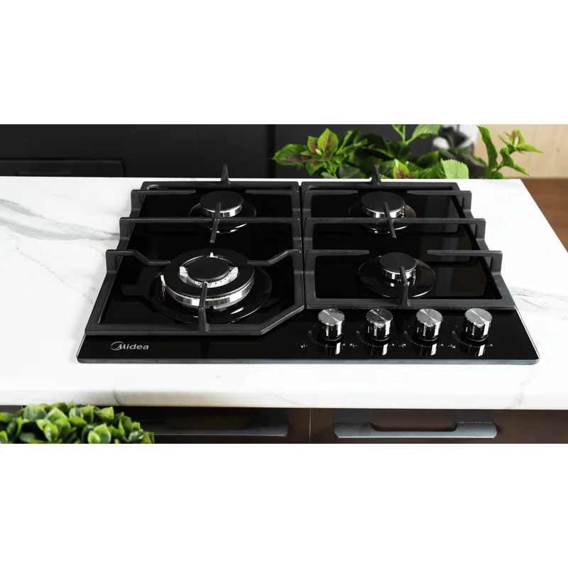 Встраиваемая газовая варочная панель Midea MG-684TGB 6