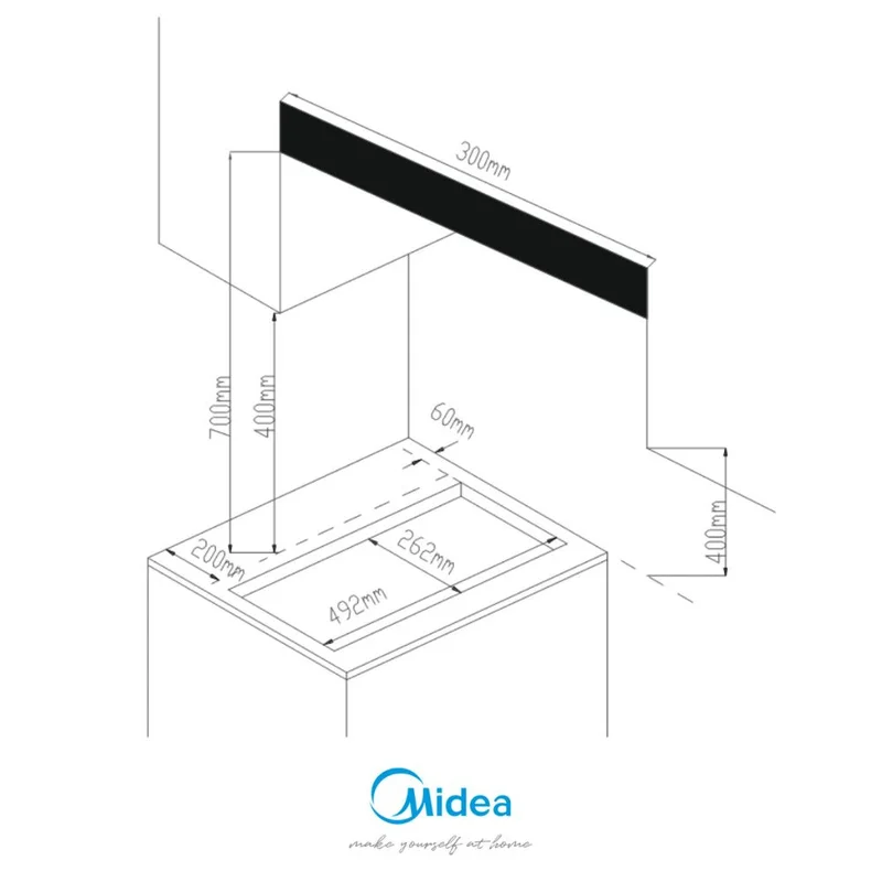 Газовая варочная панель Midea MG-3260GB 2