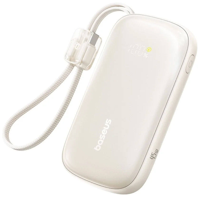 Портативный внешний аккумулятор Baseus EnerFill FC21 Qpow 3 Ultra 10000mAh 45W Titanium (E0027Q01) (E0027Q01) 8