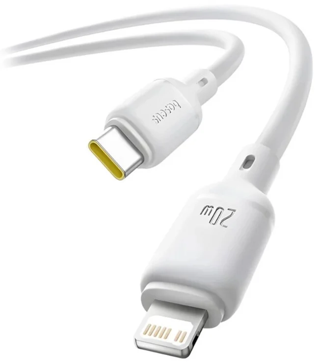 Интерфейсный кабель Baseus Silky Type-C to iP 20W 2m White (P10377700213-01) (P10377700213-01) 3
