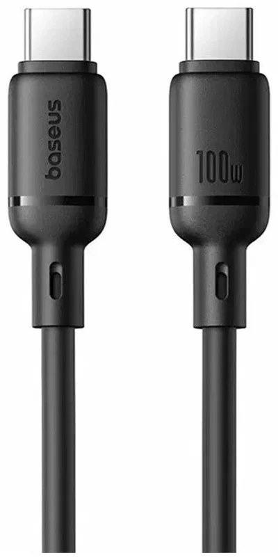 Интерфейсный кабель Baseus Silky Type-C to Type-C 100W 1m Black (P10377704113-00) (P10377704113-00) 5