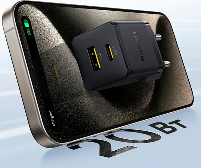 Адаптер питания Baseus Palm C+U 20W Black (P10111608113-00) (P10111608113-00) 4