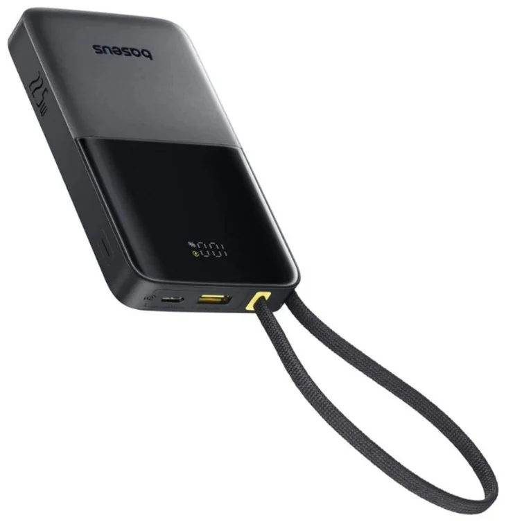 Портативный внешний аккумулятор Baseus EnerFill FC51 Bipow2 10000mAh 22.5W Black (E0027600) (E0027600) 8