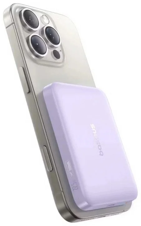 Портативный внешний аккумулятор Baseus EnerFill FM11 Ultra-Mini 10000mAh 22.5W Purple (P1008210E513- (P1008210E513-00) 3