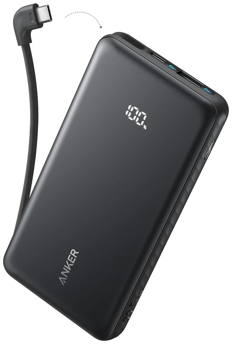 Портативный внешний аккумулятор Anker 10000mAh (A110EH11) Черный 2