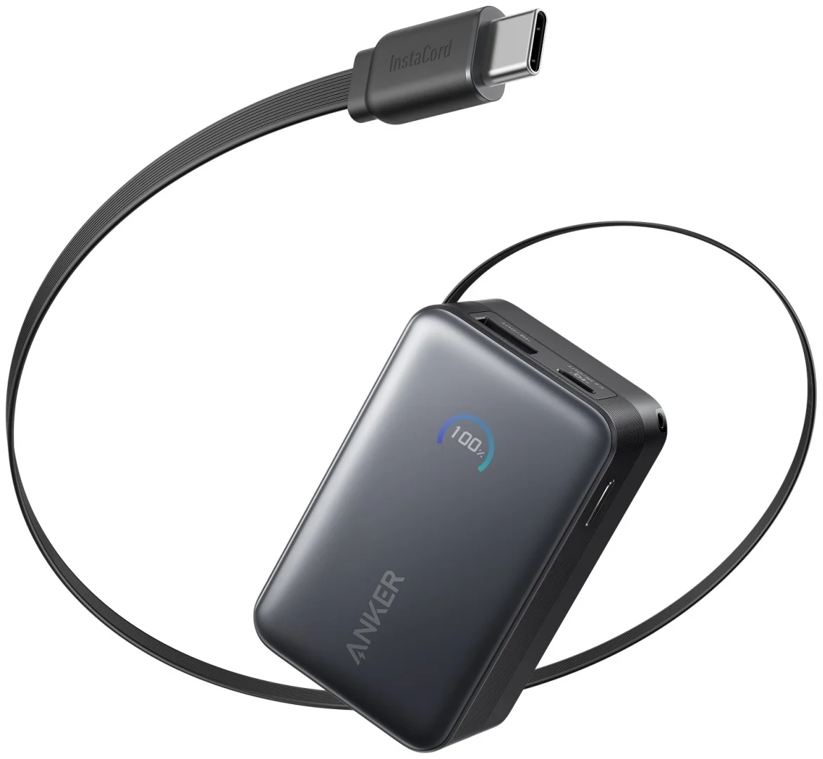Портативный внешний аккумулятор Anker Nano 10000mAh 45W (A1638H11) Черный 2