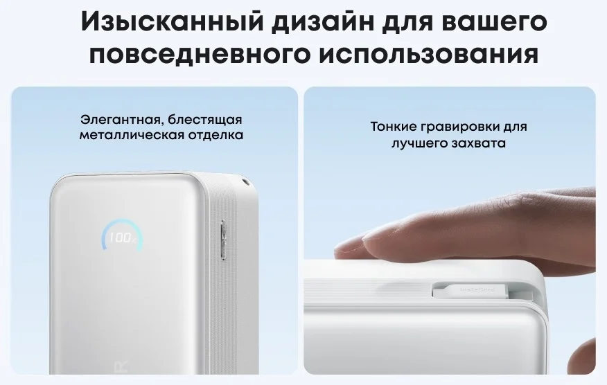 Портативный внешний аккумулятор Anker Nano 10000mAh 45W (A1638H21) Белый 6