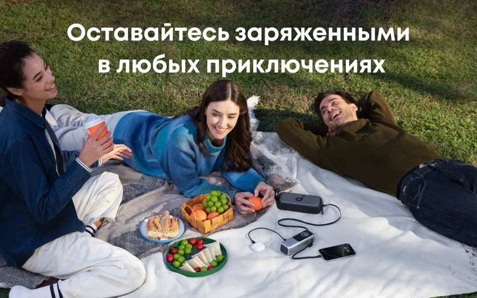 Портативный внешний аккумулятор Anker 25000mAh (A1695H11) Черный 8
