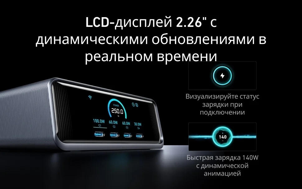 Адаптер питания Anker Prime Charger GaNPrime (A2345341) 5