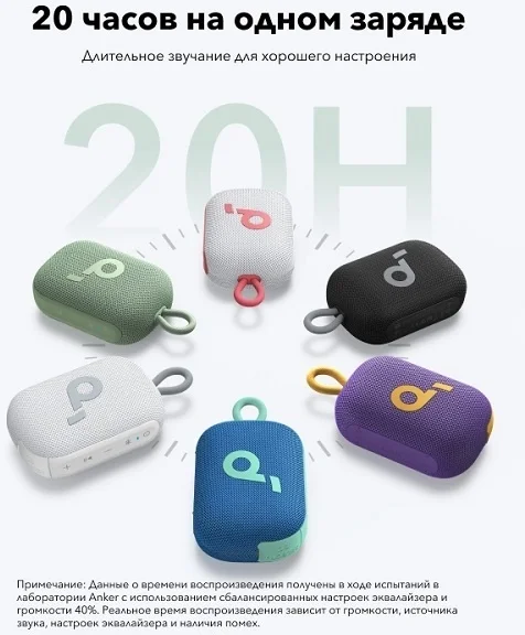 Портативная колонка soundcore Select 4 Go Green 6