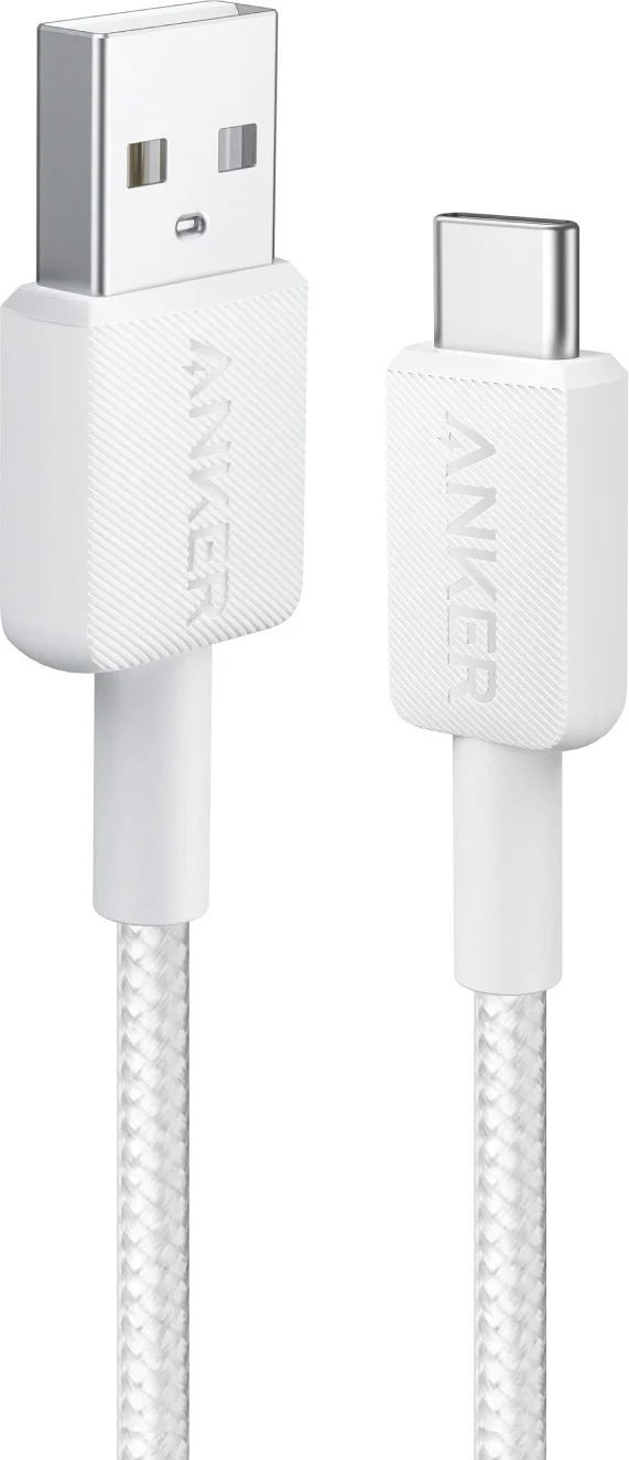 Интерфейсный кабель Anker 322 USB-A to USB-C 1М (A81H5G21) Белый 3