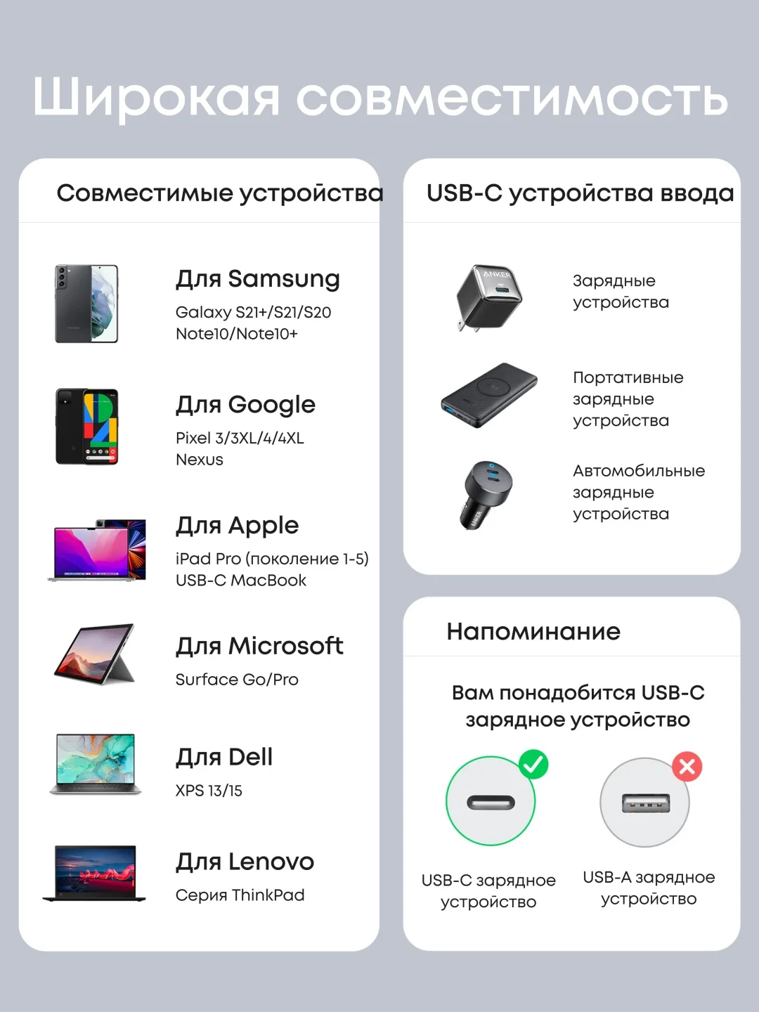 Интерфейсный кабель Anker PowerLine III Flow USB-C to USB-C (A8552H21) Белый 7