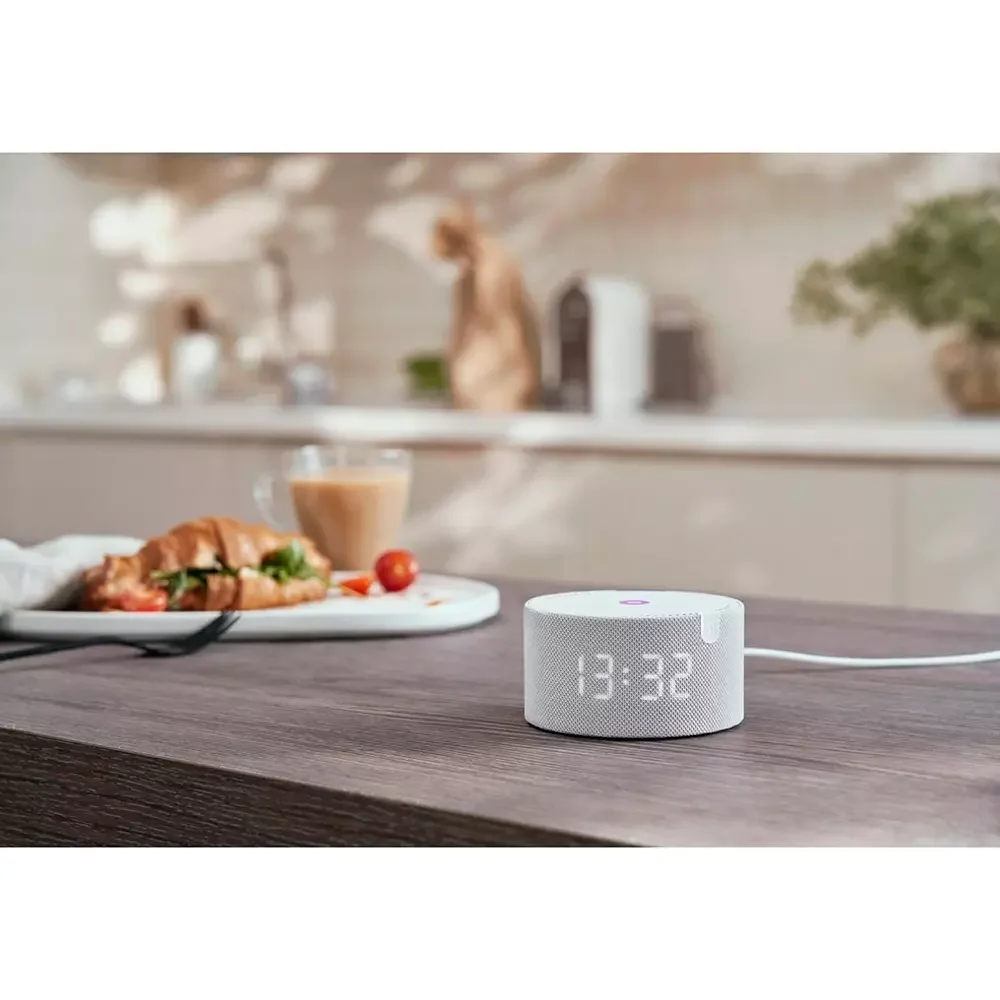 YNDX-00020 Gray Акустическая система Яндекс.Станция Мини Плюс Серая YNDX-00020 с часами (Умная колонка с голосовым помощником) 4