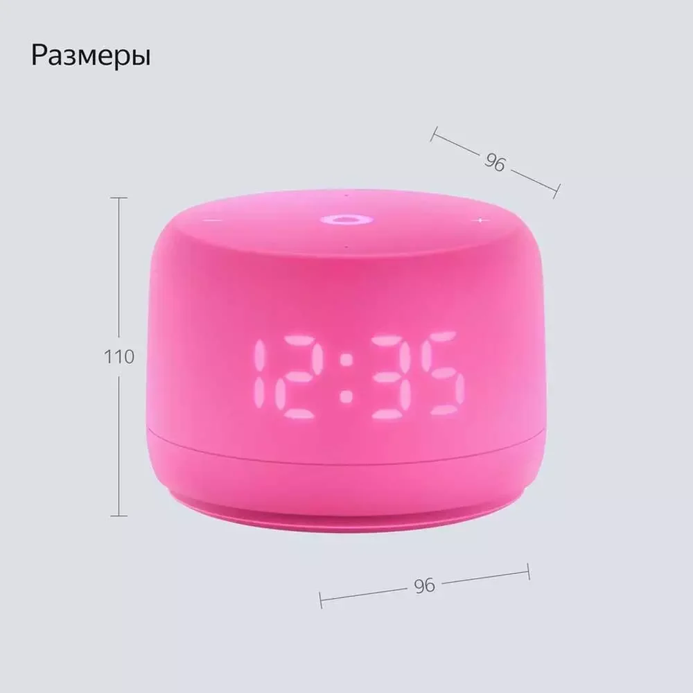 Умная колонка Яндекс Станция Лайт с Алисой Второе поколение Розовый 11