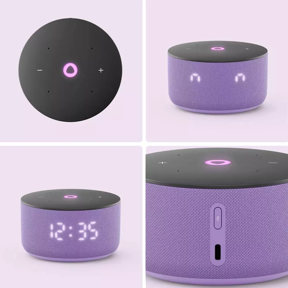 Умная колонка, Яндекс, YNDX-00027LIL, Яндекс Станция Мини 3 с Алисой Лиловый 3