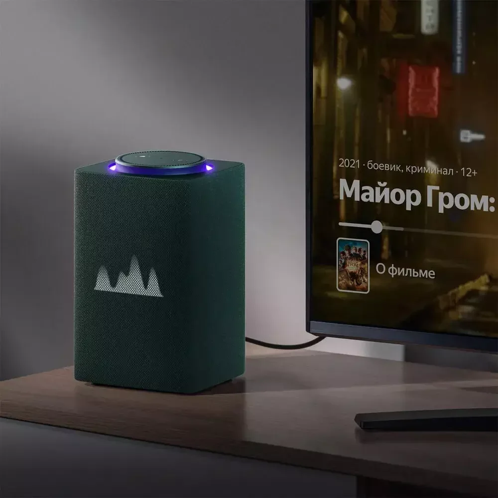 Умная колонка Яндекс Станция Макс с Алисой, c Zigbee, Зеленый (YNDX-00053Z) 6