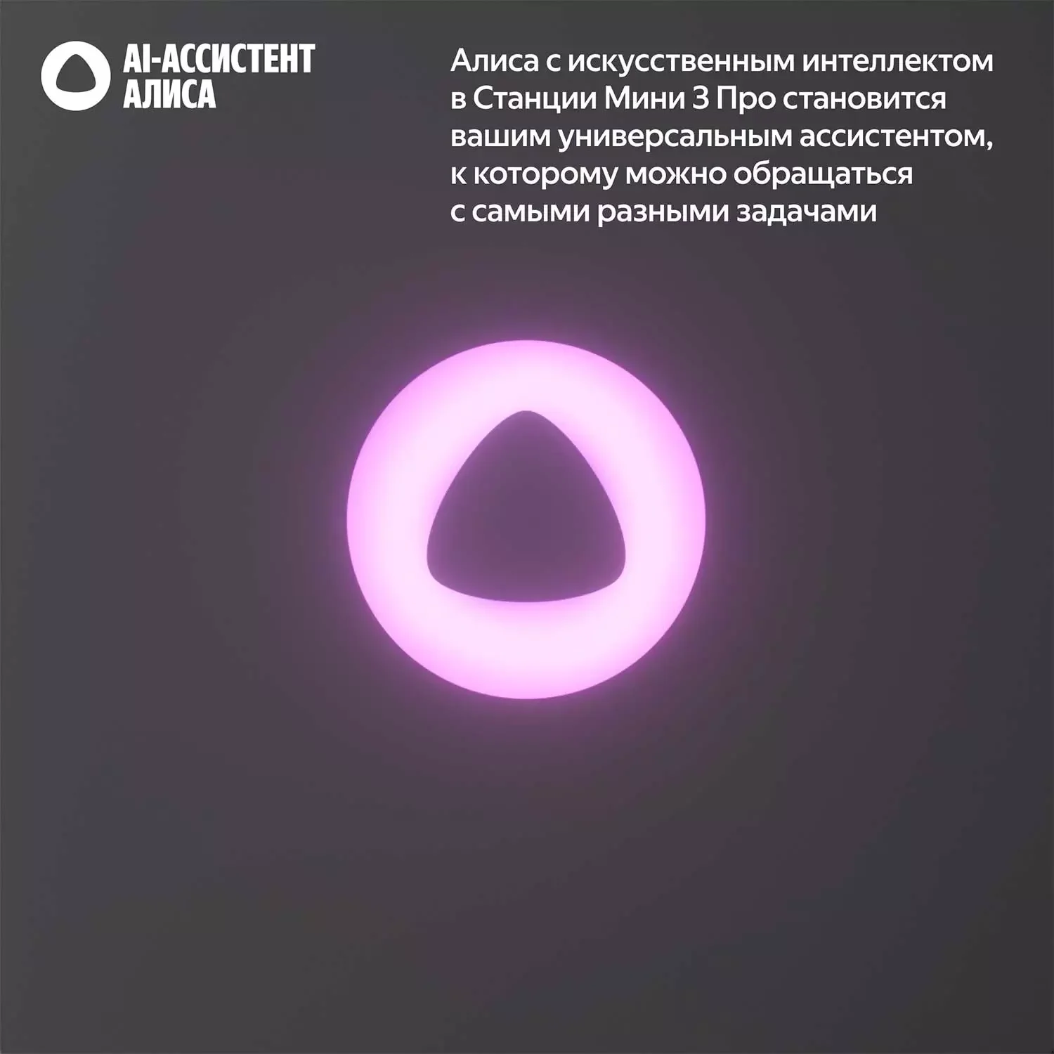 Яндекс Станция Мини 3 Про, модель YNDX-00059 Серый+Сертификат 12 месяцев 5