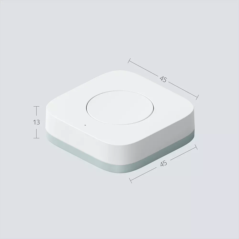Беспроводная кнопка, Яндекс, YNDX-00524 с Zigbee, 3 Вт, 2400 –
2483,5 МГц, CR2032, Экосистема Яндекс, белая (1 год) 9