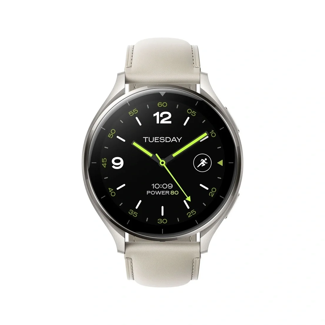 Смарт часы Xiaomi Watch 2 Titan Gray Case With White Leather Strap 2