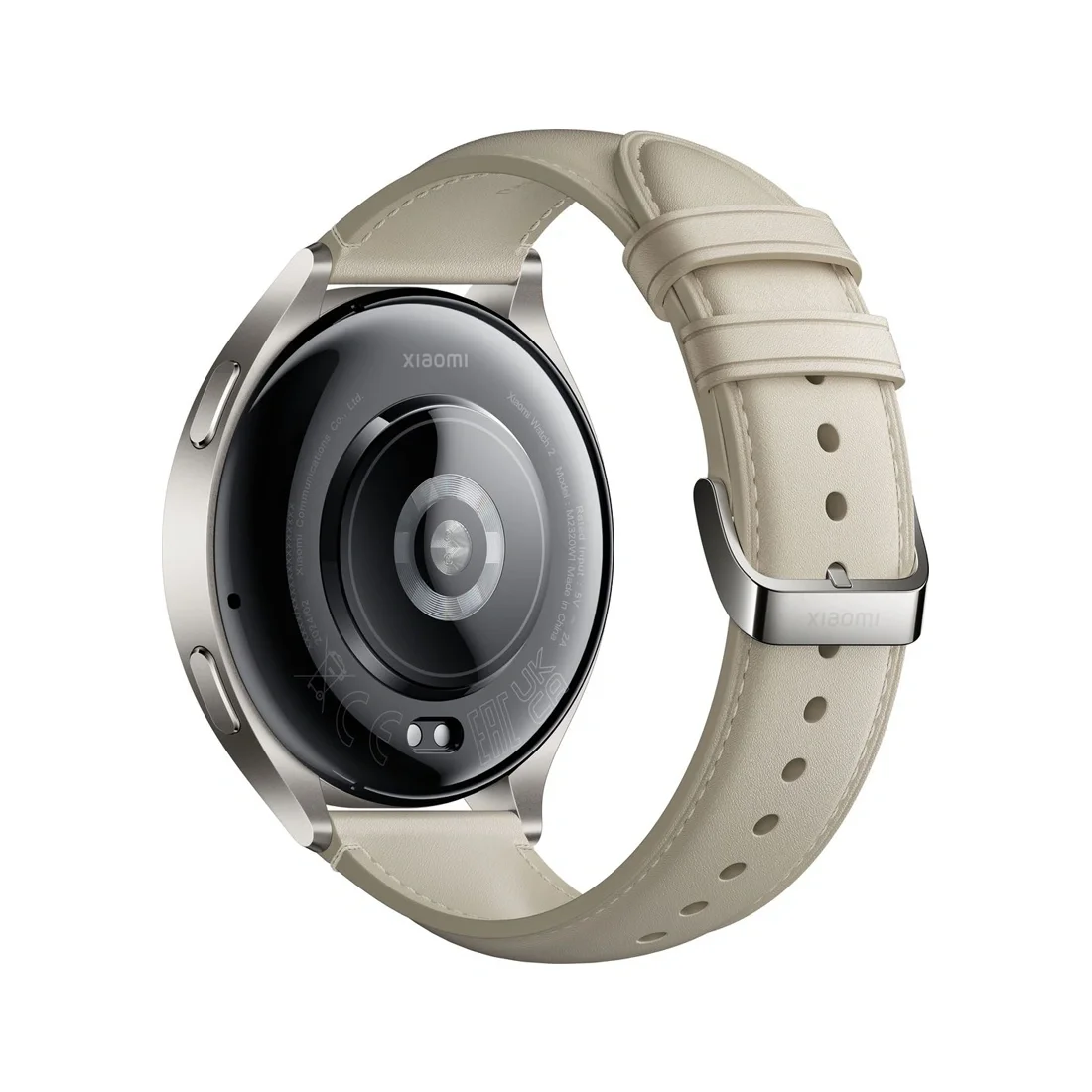 Смарт часы Xiaomi Watch 2 Titan Gray Case With White Leather Strap 3