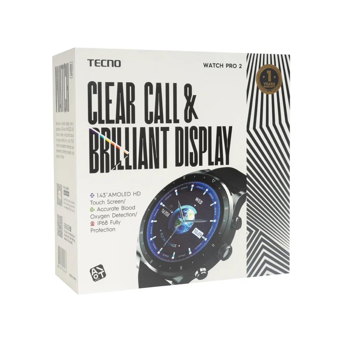 Смарт часы TECNO Watch Pro 2 WP02 Dark Grey 2