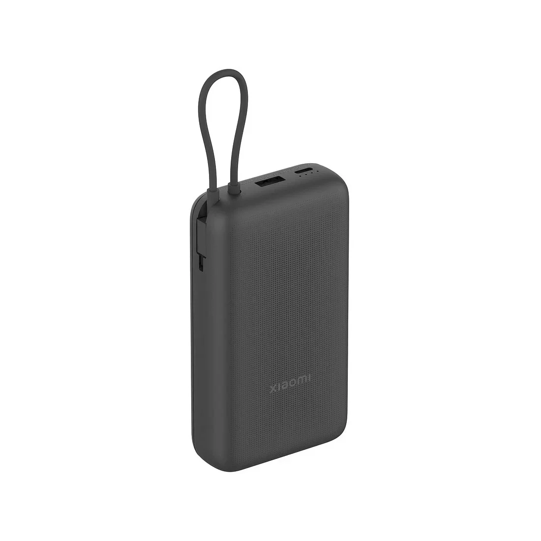 Портативный внешний аккумулятор Xiaomi Power Bank 20000mAh (Integrated Cable) GL Dark Gray 2
