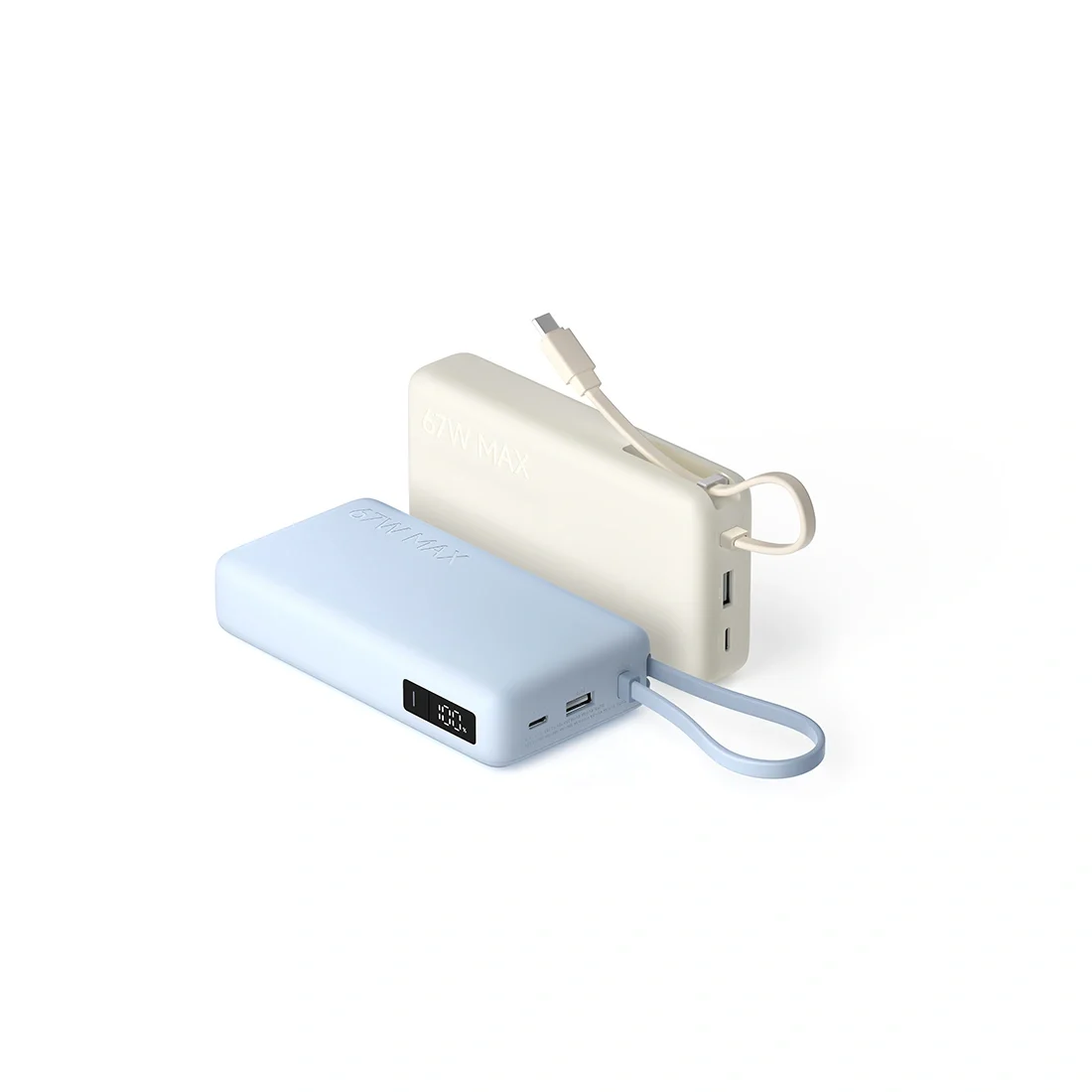 Портативный внешний аккумулятор Xiaomi 67W Power Bank 10000 (Integrated Cable) Tan 2