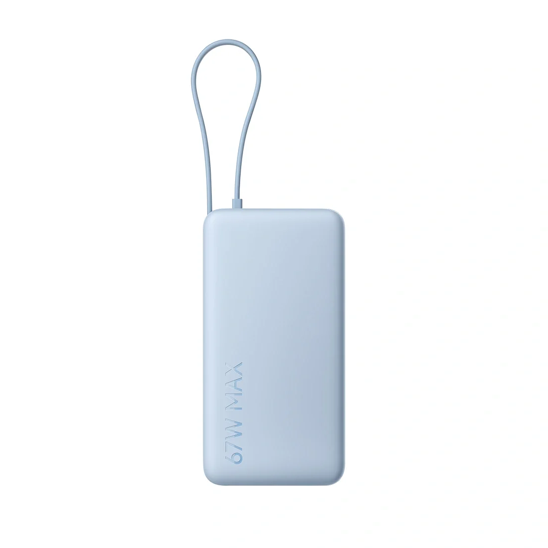 Портативный внешний аккумулятор Xiaomi 67W Power Bank 20000 (Integrated Cable) Ice Blue 2