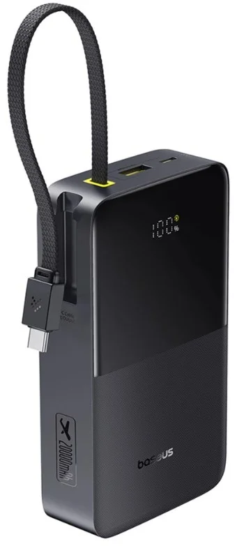 Портативный внешний аккумулятор Baseus EnerFill FC51 Bipow2 Pro 20000mAh 22.5W Black (E0027701) 3