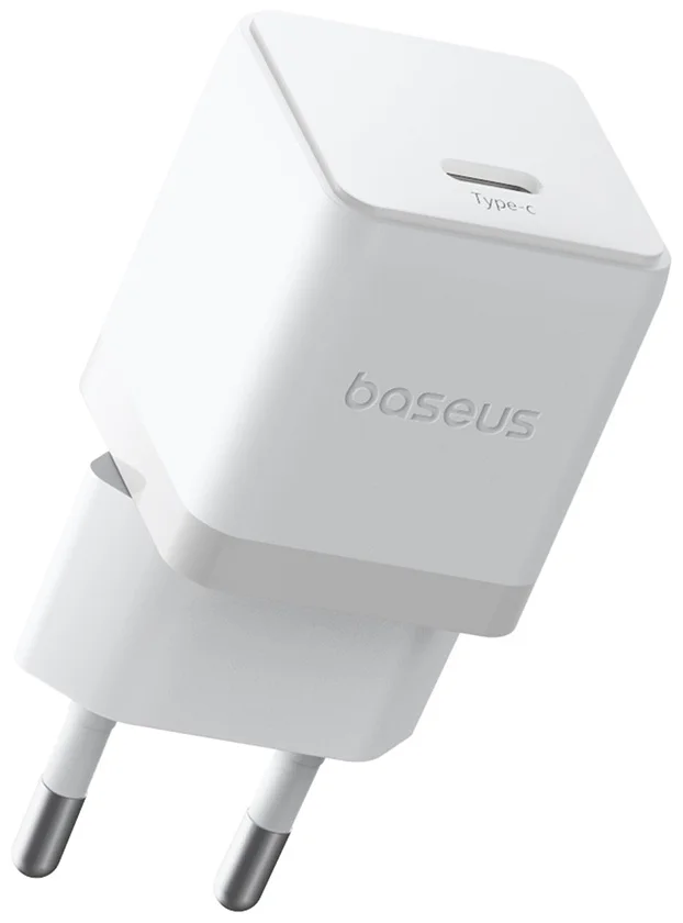 Адаптер питания Baseus Palm 1C 30W White ( в комлпекте кабель Type-c ) (P10111605213-01) 2