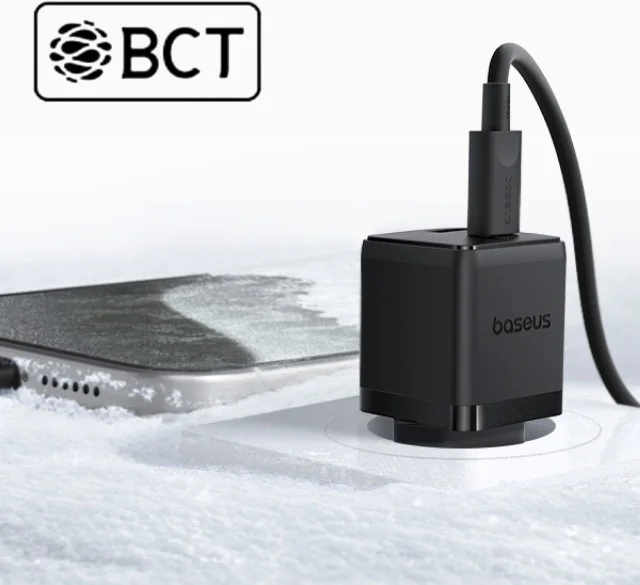 Адаптер питания Baseus Palm C+U 20W EU Black( в комлпекте кабель Type-c) (P10111608113-01) 8