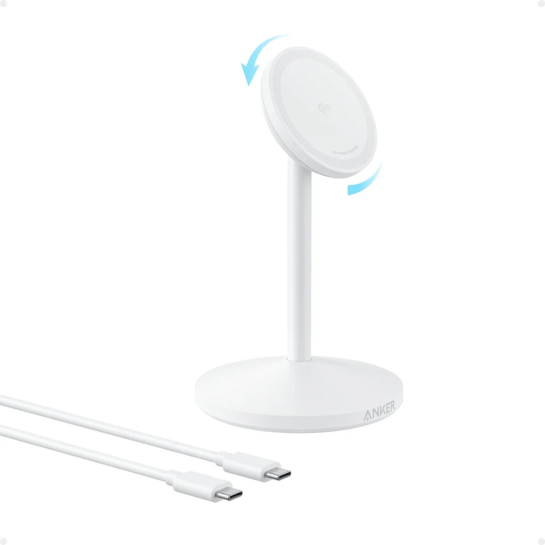 Беспроводное зарядное устройство Anker MagGo (Single Stand) (A25X1H21) Белый 2